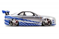 Rychle a zběsile auto 2002 Nissan Skyline 1:24